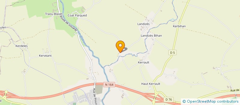 localisation de l'entreprise MONSIEUR GUY LE PAVEC  SAINTE-TREPHINE