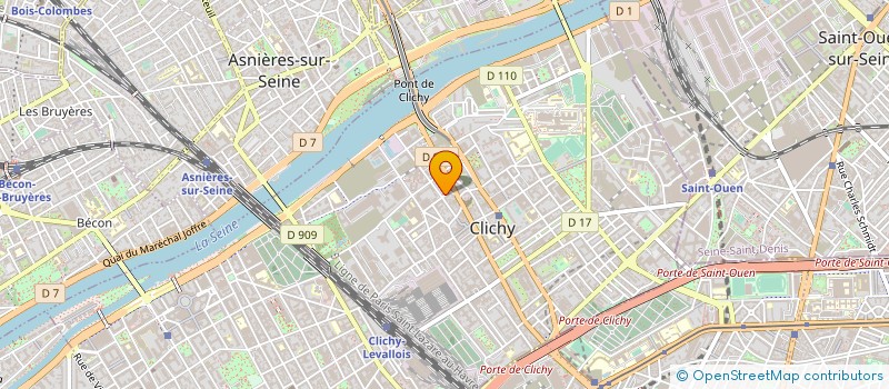 localisation de l'entreprise MONSIEUR GUY LE RESTE à CLICHY