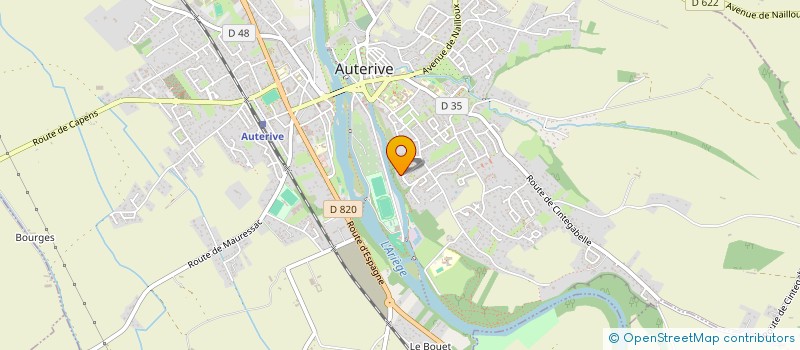 localisation de l'entreprise MONSIEUR GUY LE ROUX  AUTERIVE