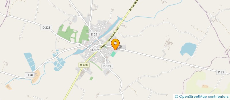 localisation de l'entreprise MONSIEUR GUY LEBRUN  LES HAUTS-D'ANJOU