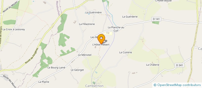 localisation de l'entreprise MONSIEUR GUY LECHANTEUR à CAMBERNON