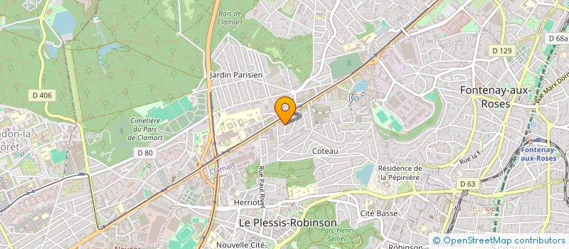 localisation de l'entreprise MONSIEUR GUY LECHIEN à CLAMART