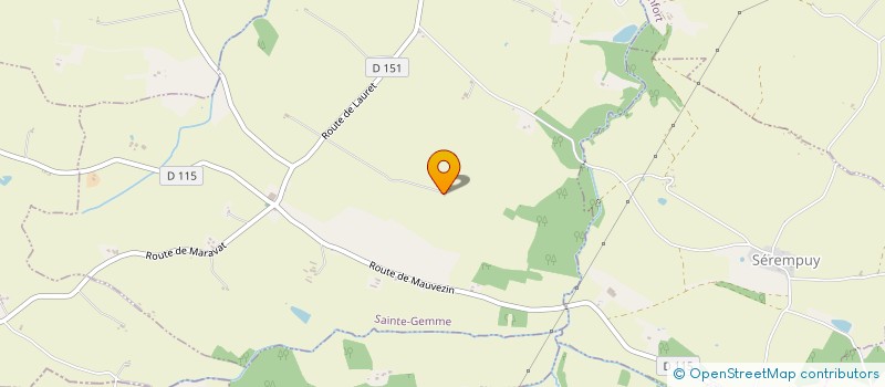 localisation de l'entreprise MONSIEUR GUY LECHNER  SAINTE-GEMME