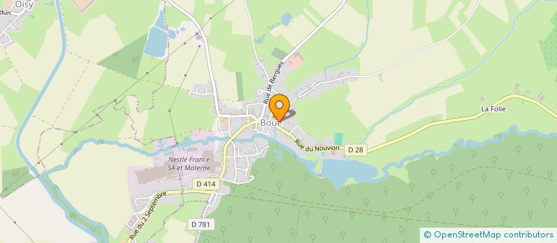 localisation de l'entreprise MONSIEUR GUY LECLERC  BOUE