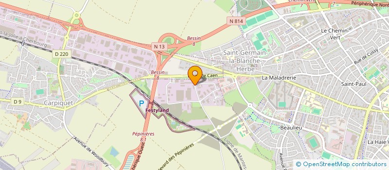 localisation de l'entreprise MONSIEUR GUY LECUREUR  BRETTEVILLE-SUR-ODON