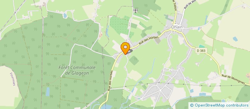 localisation de l'entreprise MONSIEUR GUY LEDOUX  OHAIN