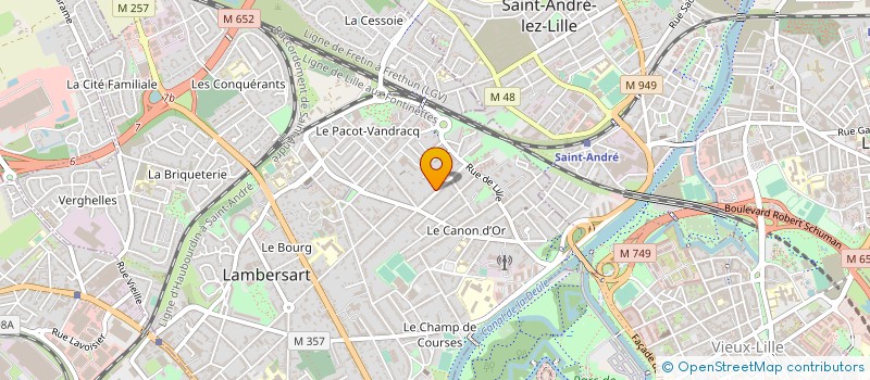 localisation de l'entreprise MONSIEUR GUY LEFEBVRE à LAMBERSART