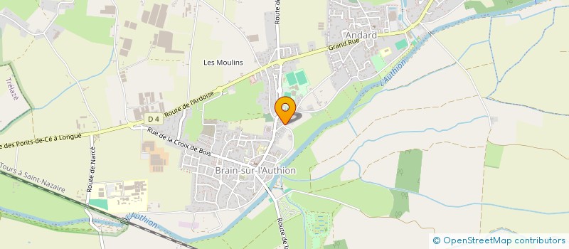 localisation de l'entreprise MONSIEUR GUY LEGER  LOIRE-AUTHION