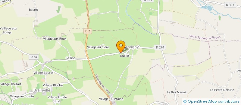 localisation de l'entreprise MONSIEUR GUY LEHOBEY  GOUVILLE-SUR-MER