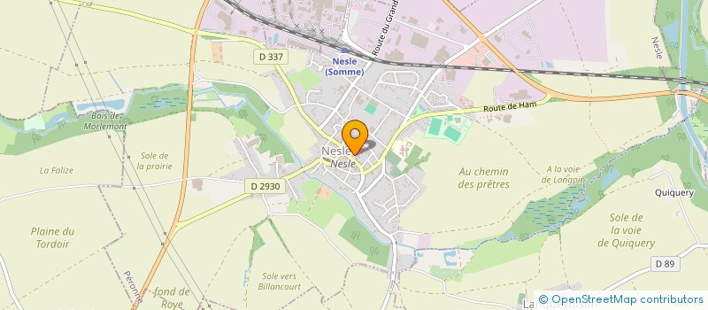 localisation de l'entreprise MONSIEUR GUY LEMAIRE à NESLE