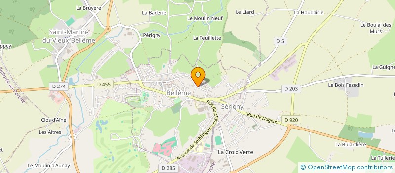 localisation de l'entreprise MONSIEUR GUY LEMAIRE à BELLEME