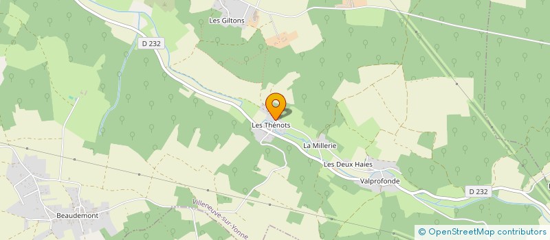 localisation de l'entreprise MONSIEUR GUY LEMERLE à VILLENEUVE-SUR-YONNE