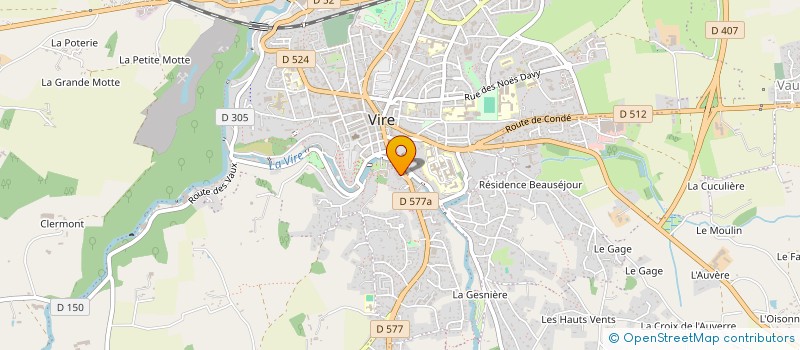 localisation de l'entreprise MONSIEUR GUY LEPROVOST à VIRE-NORMANDIE