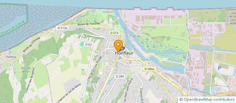 localisation de l'entreprise MONSIEUR GUY LERIBLER à HONFLEUR
