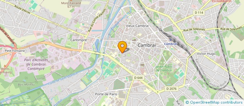 localisation de l'entreprise MONSIEUR GUY LESAGE à CAMBRAI