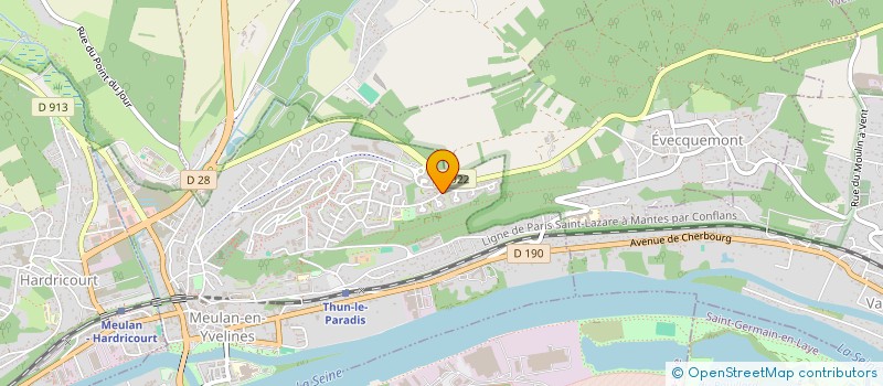 localisation de l'entreprise MONSIEUR GUY LESAIGNOUX  MEULAN-EN-YVELINES