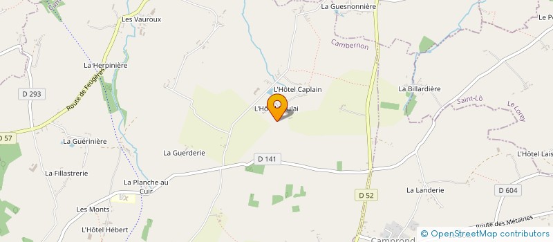 localisation de l'entreprise MONSIEUR GUY LESOUEF  CAMBERNON