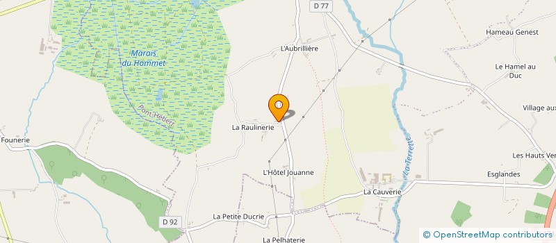 localisation de l'entreprise MONSIEUR GUY LETOURNIANT  PONT-HEBERT