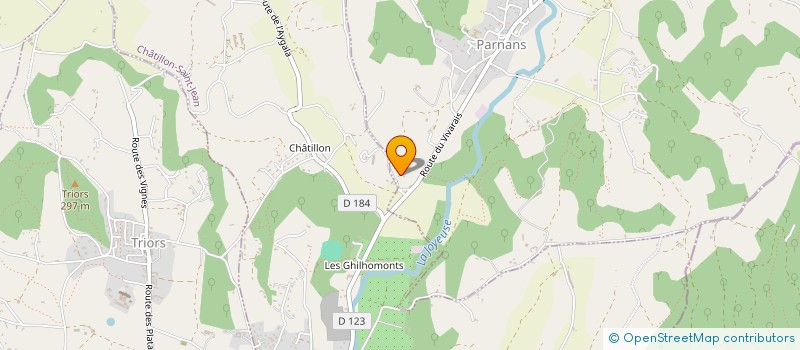 localisation de l'entreprise MONSIEUR GUY LEYDIER  TRIORS