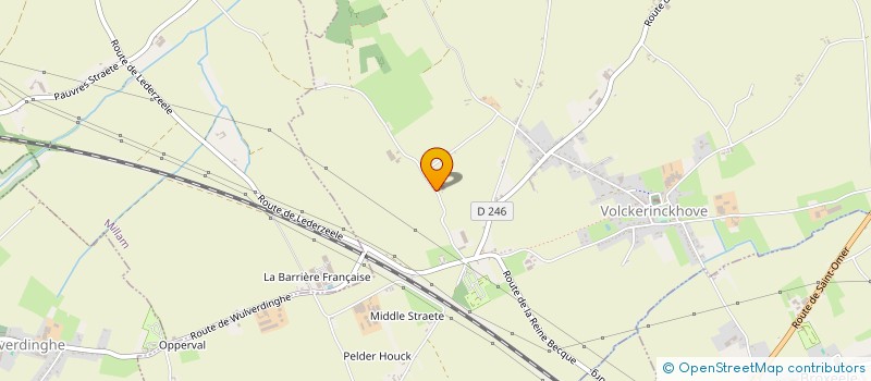 localisation de l'entreprise MONSIEUR GUY LIEVIN à VOLCKERINCKHOVE