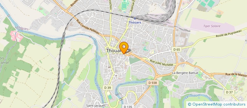 localisation de l'entreprise MONSIEUR GUY LIGNE  THOUARS