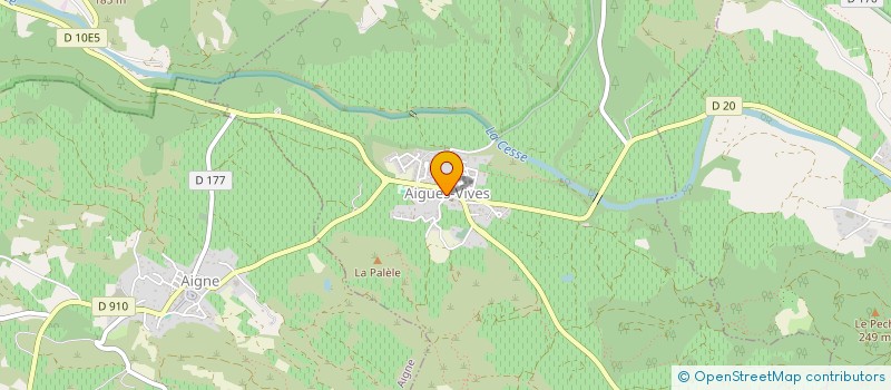 localisation de l'entreprise MONSIEUR GUY LIGNON  AIGUES-VIVES