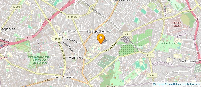 localisation de l'entreprise MONSIEUR GUY LIMONE à MONTREUIL