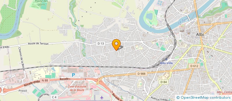 localisation de l'entreprise MONSIEUR GUY-LIN DE LAPEYRIERE à ALBI