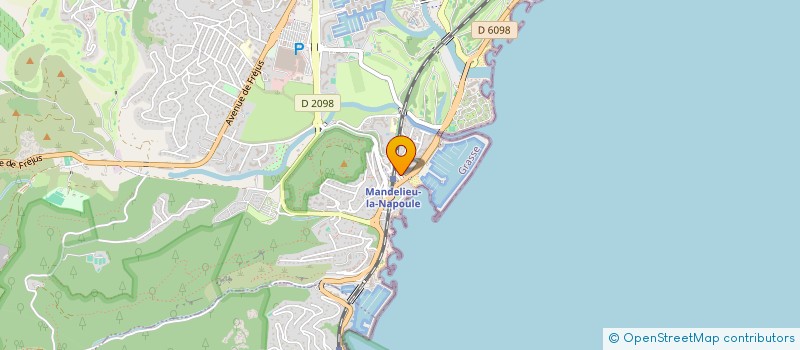 localisation de l'entreprise MONSIEUR GUY LLEWELLYN  MANDELIEU-LA-NAPOULE