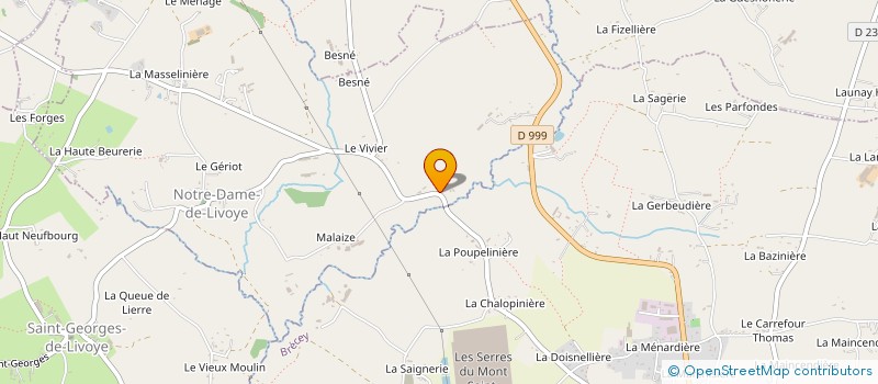 localisation de l'entreprise MONSIEUR GUY LOYSON à NOTRE-DAME-DE-LIVOYE