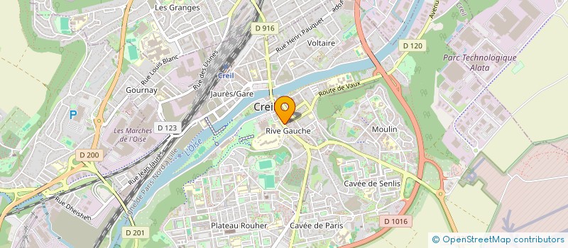 localisation de l'entreprise MONSIEUR GUY LUCAS à CREIL