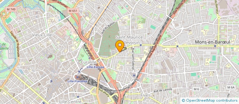 localisation de l'entreprise MONSIEUR GUY LUPAPA SHINGA  LILLE