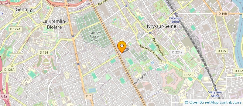 localisation de l'entreprise MONSIEUR GUY MABICKA  IVRY-SUR-SEINE