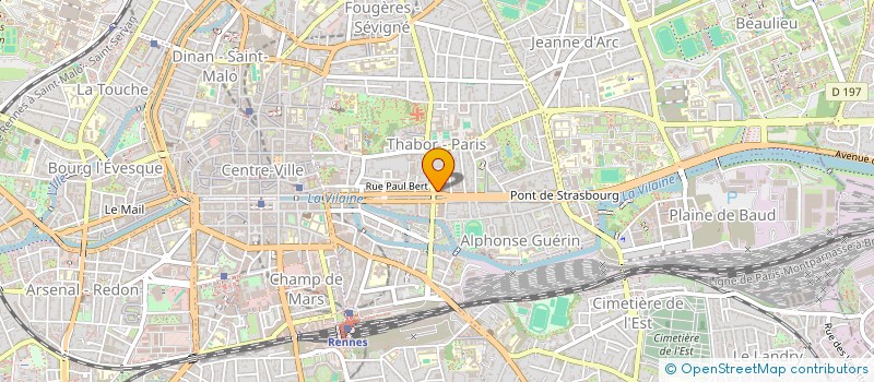 localisation de l'entreprise MONSIEUR GUY MAFFART à RENNES