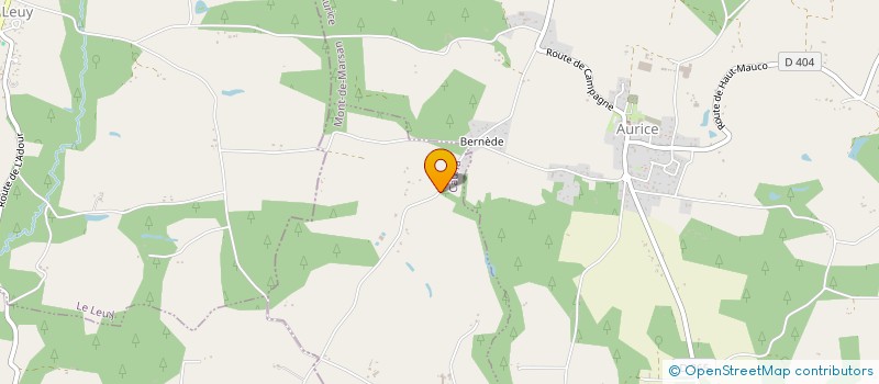 localisation de l'entreprise MONSIEUR GUY MAGDELENNE  CAUNA