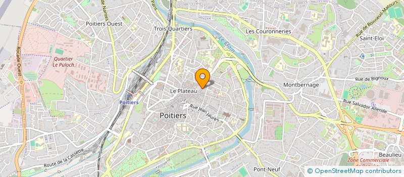 localisation de l'entreprise MONSIEUR GUY MAGNAN à POITIERS