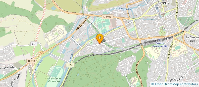 localisation de l'entreprise MONSIEUR GUY MAILHAN  EVREUX