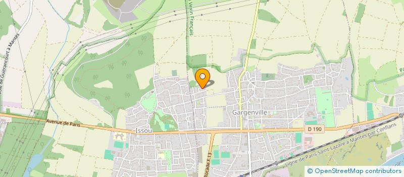 localisation de l'entreprise MONSIEUR GUY-MALCOLM NKEN  GARGENVILLE