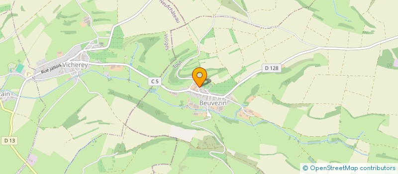 localisation de l'entreprise MONSIEUR GUY MANGENOT  BEUVEZIN