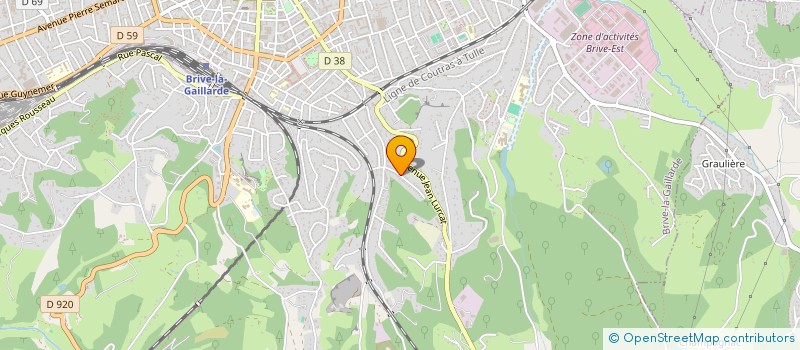 localisation de l'entreprise MONSIEUR GUY MANY  BRIVE-LA-GAILLARDE