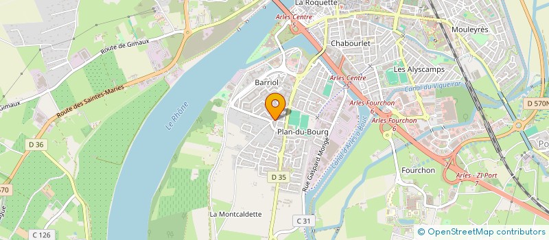 localisation de l'entreprise MONSIEUR GUY MARC ANTOINE SICAUD  ARLES