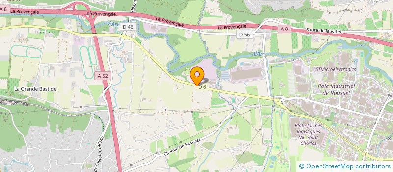 localisation de l'entreprise MONSIEUR GUY MARC FRANCOIS DE LA CHAPELLE  FUVEAU