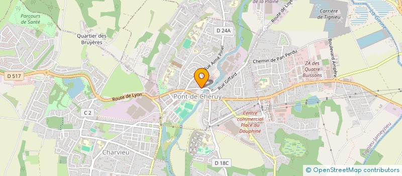 localisation de l'entreprise MONSIEUR GUY MARCEL  PONT-DE-CHERUY