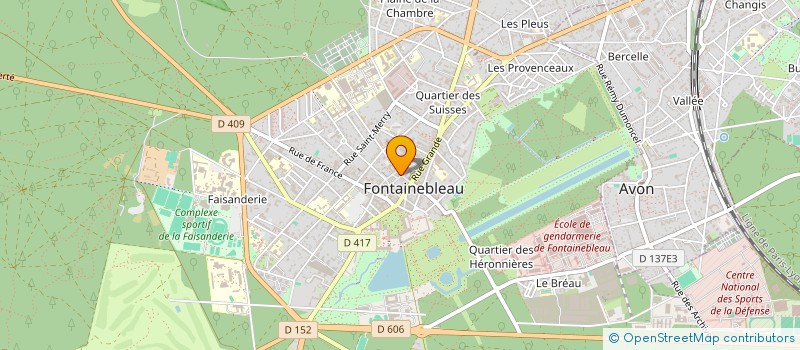 localisation de l'entreprise MONSIEUR GUY MARET à FONTAINEBLEAU