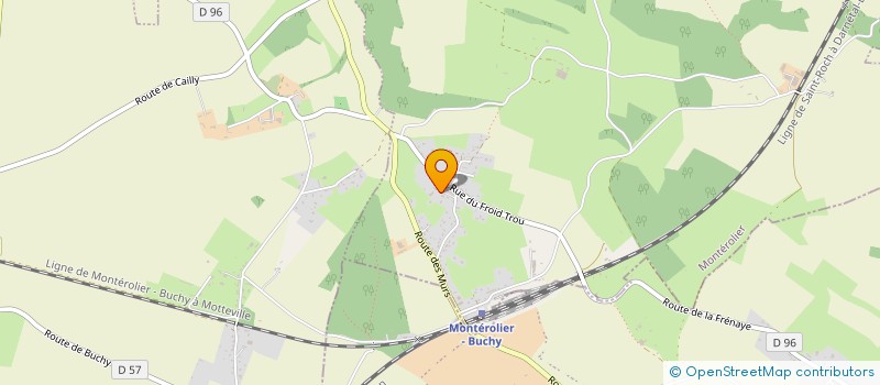 localisation de l'entreprise MONSIEUR GUY-MARIE BERTON  MONTEROLIER