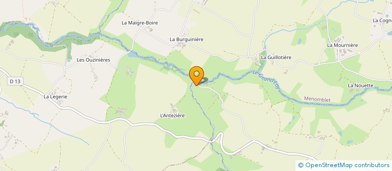 localisation de l'entreprise MONSIEUR GUY-MARIE BLUTEAU  SAINT-PIERRE-DU-CHEMIN