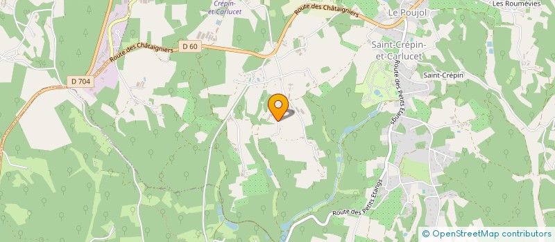 localisation de l'entreprise MONSIEUR GUY MARIEL  SAINT CREPIN ET CARLUCET
