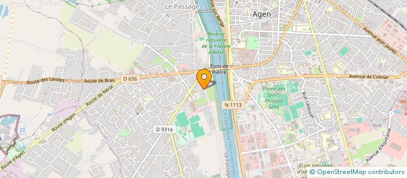 localisation de l'entreprise MONSIEUR GUY MARIETTA  LE PASSAGE