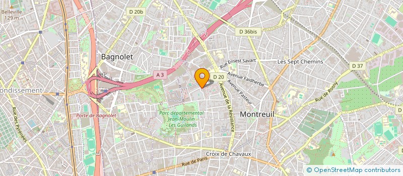 localisation de l'entreprise MONSIEUR GUY MARIUS TCHIMON à MONTREUIL