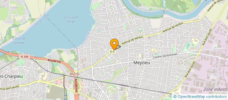 localisation de l'entreprise MONSIEUR GUY MARTELLET  MEYZIEU